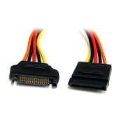 Picture of StarTech.com 12in 15 pin SATA Power Extension Cable