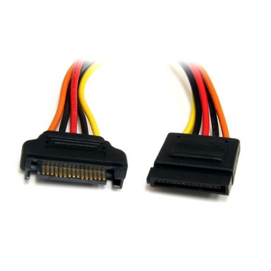 Picture of StarTech.com 12in 15 pin SATA Power Extension Cable