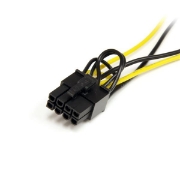 Picture of StarTech.com 6in SATA Power to 8 Pin PCI Express Video Card Power Cable Adapter