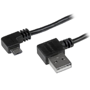 Picture of StarTech.com Micro-USB Cable with Right-Angled Connectors - M/M - 2m (6ft)
