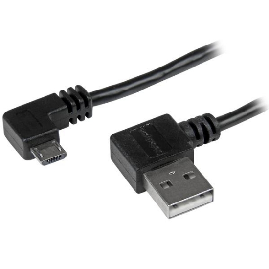 Picture of StarTech.com Micro-USB Cable with Right-Angled Connectors - M/M - 2m (6ft)