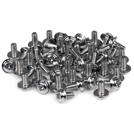 Picture of StarTech.com PC Mounting Computer Screws M3 x 1/4in Long Standoff - 50 Pack