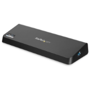 Picture of StarTech.com USB 3.0 Docking Station Dual Monitor with HDMI & 4K DisplayPort - USB 3.0 to 4x USB-A, Ethernet, HDMI and DP - USB Type A Universal Laptop Docking Station for Mac & Windows