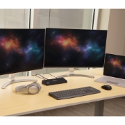 Picture of StarTech.com USB 3.0 Docking Station Dual Monitor with HDMI & 4K DisplayPort - USB 3.0 to 4x USB-A, Ethernet, HDMI and DP - USB Type A Universal Laptop Docking Station for Mac & Windows