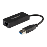Picture of StarTech.com USB 3.0 to Gigabit Ethernet Network Adapter, 10/100/1000 Mbps, USB to RJ45, USB 3.0 to LAN Adapter, USB 3.0 Ethernet Adapter (GbE), TAA Complaint