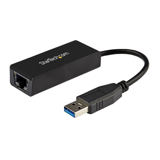 Picture of StarTech.com USB 3.0 to Gigabit Ethernet Network Adapter, 10/100/1000 Mbps, USB to RJ45, USB 3.0 to LAN Adapter, USB 3.0 Ethernet Adapter (GbE), TAA Complaint