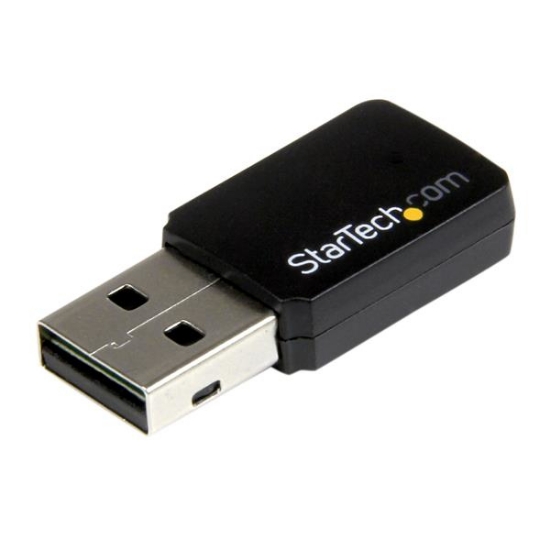 Picture of StarTech.com USB 2.0 AC600 Mini Dual Band Wireless-AC Network Adapter - 1T1R 802.11ac WiFi Adapter