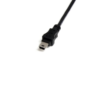 Picture of StarTech.com 1 ft Mini USB 2.0 Cable - USB A to Mini B F/M