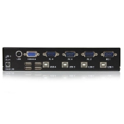 Picture of StarTech.com 4 Port Professional VGA USB KVM Switch with Hub