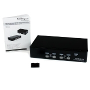 Picture of StarTech.com 4 Port Professional VGA USB KVM Switch with Hub
