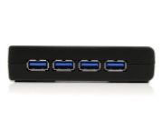 Picture of StarTech.com 4 Port Black SuperSpeed USB 3.0 Hub