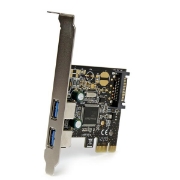 Picture of StarTech.com 2 Port PCI Express PCIe SuperSpeed USB 3.0 Controller Card w/ SATA Power