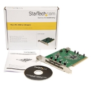 Picture of StarTech.com 7 Port PCI USB Card Adapter
