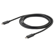 Picture of StarTech.com USB-C Cable with Power Delivery (3A) - M/M - 2 m (6 ft.) - USB 3.0 - USB-IF Certified