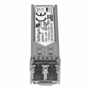Picture of StarTech.com Gigabit Fiber 1000Base-SX SFP Transceiver Module - HP 3CSFP91 Compatible - MM LC - 550m~HPE 3CSFP91 Compatible SFP Module - 1000BASE-SX - 1GbE Multi Mode Fiber Optic Transceiver - 1GE Gigabit Ethernet SFP - LC 550m - 850nm - DDM HPE 3812, 3824, 3848