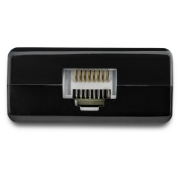 Picture of StarTech.com USB to Ethernet Adapter, USB 3.0 to 10/100/1000 Gigabit Ethernet LAN Converter for Laptops, 11.8in/30cm Attached Cable, USB to RJ45 Adapter, NIC Adapter, USB Network Adapter
