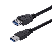 Picture of StarTech.com 1m Black SuperSpeed USB 3.0 Extension Cable A to A - M/F