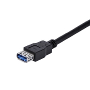 Picture of StarTech.com 1m Black SuperSpeed USB 3.0 Extension Cable A to A - M/F