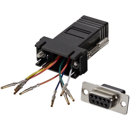 Picture of StarTech.com DB9 to RJ45 Modular Adapter - F/F