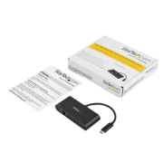 Picture of StarTech.com USB-C to Ethernet Adapter with 3-Port USB 3.0 Hub and Power Delivery