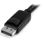 Picture of StarTech.com 3ft (1m) Panel Mount DisplayPort Cable - 4K x 2K - DisplayPort 1.2 Extension Cable Male to Female - DP Video Extender Cord with Panel Mount DP Connector - DP Monitor Cable