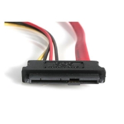 Picture of StarTech.com 18in SAS 29 Pin to SATA Cable with LP4 Power
