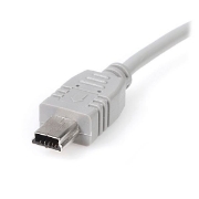 Picture of StarTech.com 6in Mini USB 2.0 Cable - A to Mini B