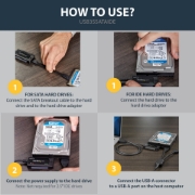 Picture of StarTech.com SATA to USB Cable - USB 3.1 (10Gbps) - UASP