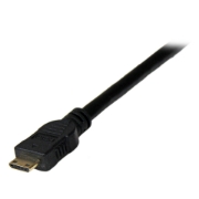 Picture of StarTech.com 1m (3.3 ft) Mini HDMI to DVI Cable - DVI-D to HDMI Cable (1920x1200p) - 19 Pin HDMI Mini Male to DVI-D Male - Digital Monitor Cable Adapter M/M - Mini HDMI to DVI Adapter