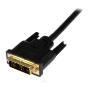 Picture of StarTech.com 1m (3.3 ft) Mini HDMI to DVI Cable - DVI-D to HDMI Cable (1920x1200p) - 19 Pin HDMI Mini Male to DVI-D Male - Digital Monitor Cable Adapter M/M - Mini HDMI to DVI Adapter