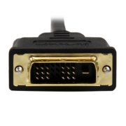 Picture of StarTech.com 1m (3.3 ft) Mini HDMI to DVI Cable - DVI-D to HDMI Cable (1920x1200p) - 19 Pin HDMI Mini Male to DVI-D Male - Digital Monitor Cable Adapter M/M - Mini HDMI to DVI Adapter