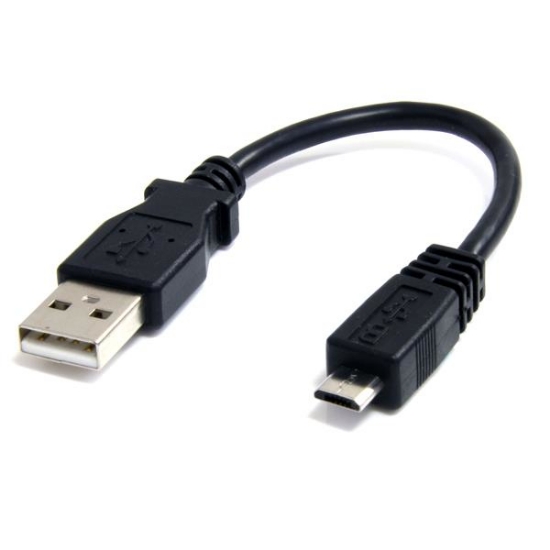 Picture of StarTech.com 6in Micro USB Cable - A to Micro B