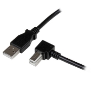 Picture of StarTech.com 1m USB 2.0 A to Right Angle B Cable - M/M