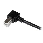 Picture of StarTech.com 1m USB 2.0 A to Right Angle B Cable - M/M