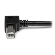 Picture of StarTech.com 1m USB 2.0 A to Right Angle B Cable - M/M