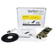 Picture of StarTech.com Dual Port PCI Express Gigabit Ethernet PCIe Network Card Adapter - PoE/PSE