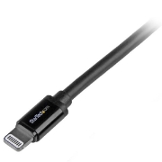 Picture of StarTech.com 2 m (6 ft.) USB to Lightning Cable - Long iPhone / iPad / iPod Charger Cable - Lightning to USB Cable - Apple MFi Certified - Black