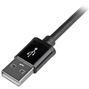 Picture of StarTech.com 2 m (6 ft.) USB to Lightning Cable - Long iPhone / iPad / iPod Charger Cable - Lightning to USB Cable - Apple MFi Certified - Black