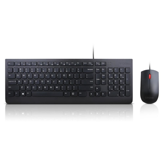 Picture of Lenovo 4X30L79883 keyboard Mouse included Universal USB QWERTY US English Black