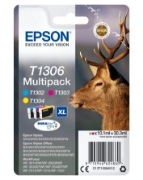 Picture of Epson Stag Multipack 3-colours T1306 DURABrite Ultra Ink