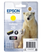 Picture of Epson Polar bear Singlepack Yellow 26 Claria Premium Ink