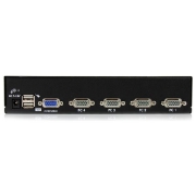 Picture of StarTech.com 4 Port 1U Rackmount USB KVM Switch with OSD