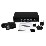 Picture of StarTech.com 4 Port 1U Rackmount USB KVM Switch with OSD