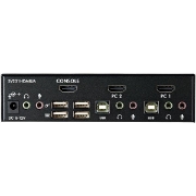 Picture of StarTech.com 2 Port USB HDMI KVM Switch with Audio and USB 2.0 Hub