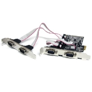 Picture of StarTech.com 4 Port Native PCI Express RS232 Serial Adapter Card with 16550 UART