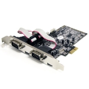 Picture of StarTech.com 4 Port Native PCI Express RS232 Serial Adapter Card with 16550 UART