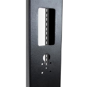 Picture of StarTech.com 2-Post 42U Mobile Open Frame Server Rack, Two Post 19in Network Rack with Wheels, Rolling Open Rack for AV/Data/Media/IT Equipment, Computer Rack for Home/Office Spaces - Casters Included