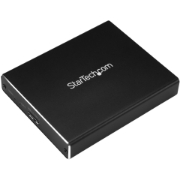 Picture of StarTech.com Dual-Slot Drive Enclosure for M.2 SATA SSDs - USB 3.1 (10Gbps) - RAID