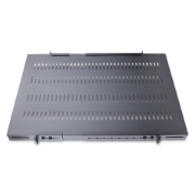 Picture of StarTech.com 1U 4-Post Adjustable Vented Server Rack Mount Shelf - 330lbs(150 kg) - 19.5 to 38in Adjustable Mounting Depth Universal Tray for 19" AV/ Network Equipment Rack - 27.5in Deep