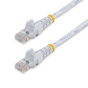 Picture of StarTech.com Cat5e Ethernet Patch Cable with Snagless RJ45 Connectors - 0.5 m, White